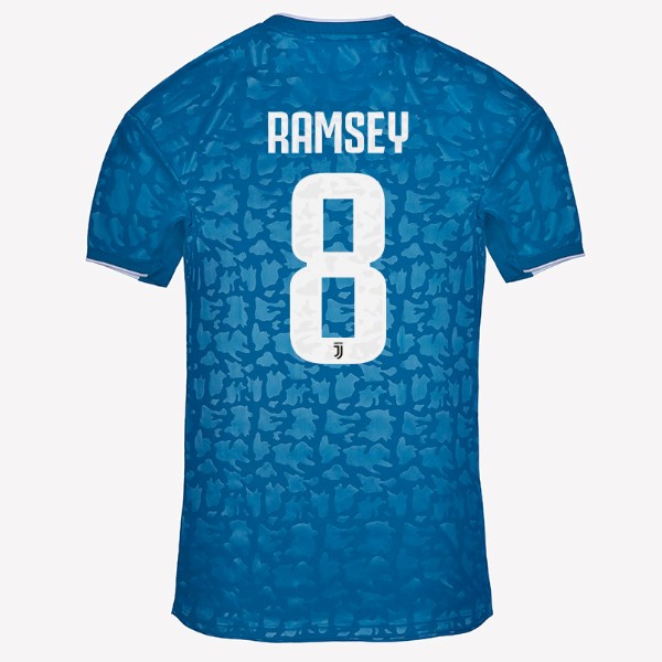 Camiseta Juventus NO.8 Ramsey Replica Tercera Ropa 2019/20 Azul